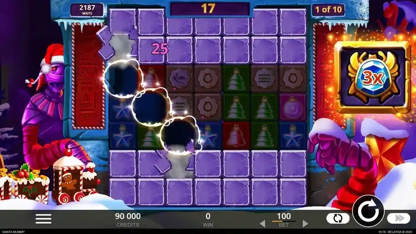 Santa Mummy slot screenshot 4