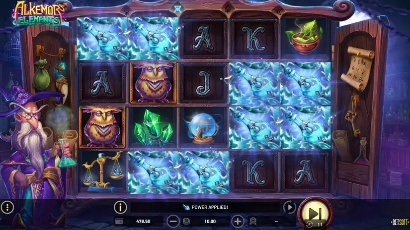Alkemor’s Elements slot screenshot 4