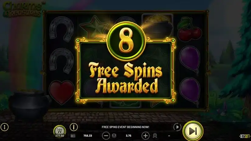 Charms & Treasures slot screenshot 2