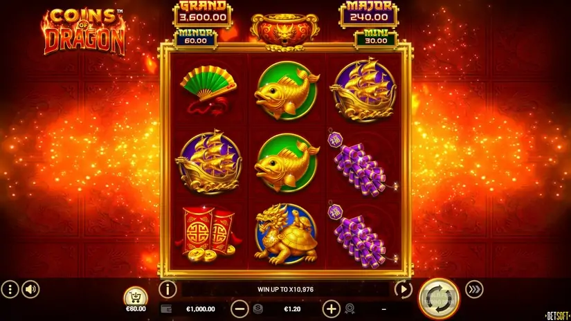 Coins of Dragon – Hold & Win slot screenshot 1