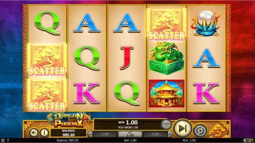 Dragon & Phoenix slot screenshot 4