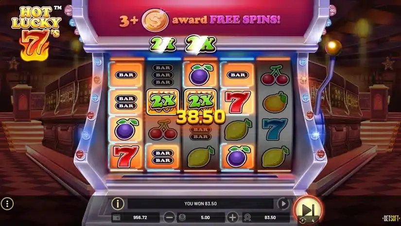 Hot Lucky 7s slot screenshot 5