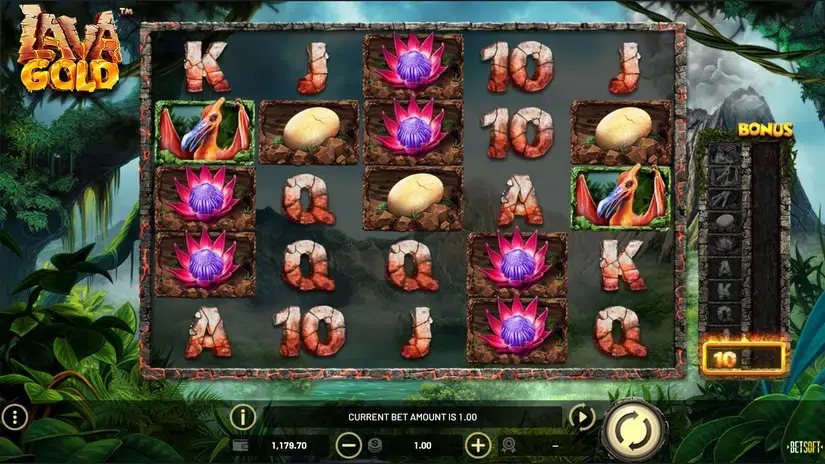 Lava Gold slot screenshot 