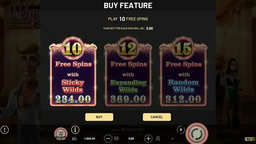 Mr. Vegas 2 slot screenshot 3