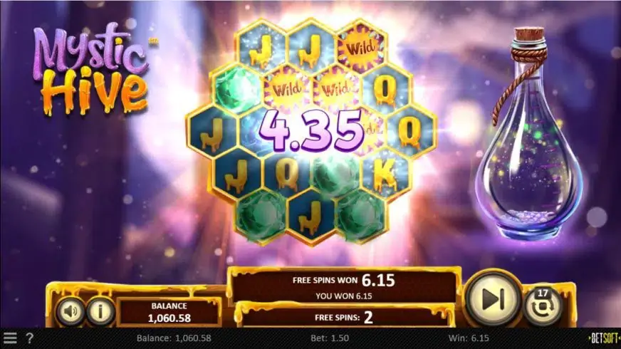 Mystic Hive slot screenshot 3