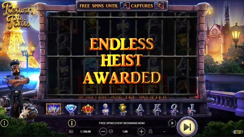 Return to Paris slot screenshot 4