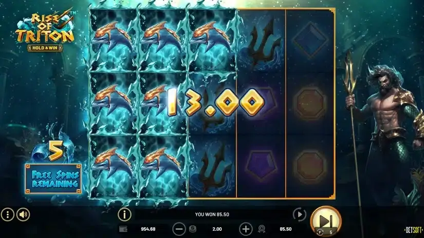 Rise of Triton slot screenshot 4