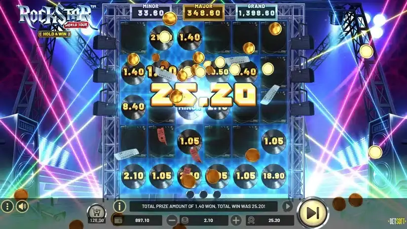 Rockstar World Tour slot screenshot 