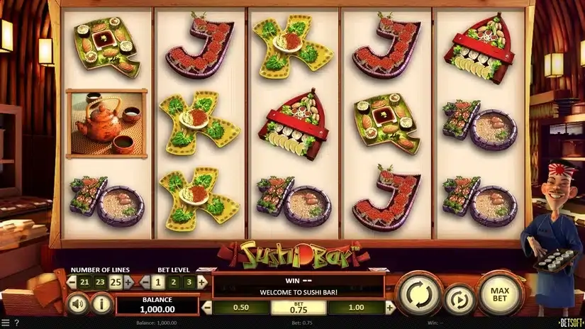 Sushi Bar slot screenshot 1