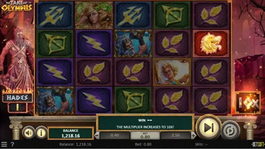 Take Olympus slot screenshot 3