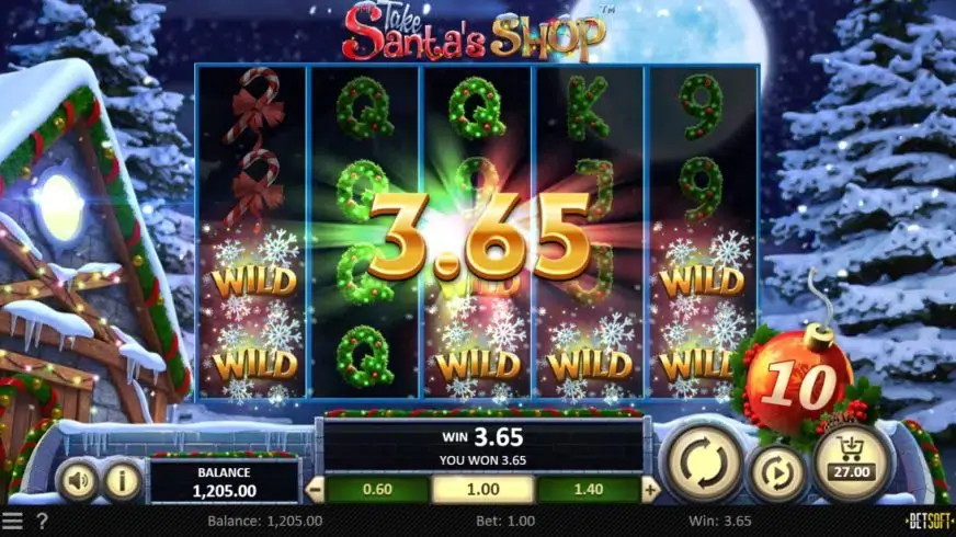 Take Santas Shop slot screenshot 2