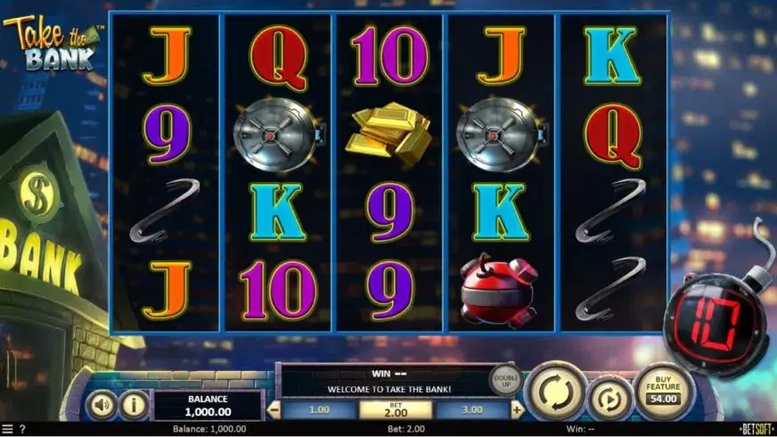 Take the Bank slot screenshot