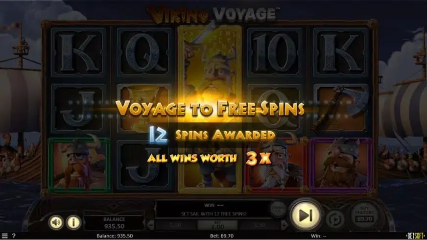 Viking Voyage slot screenshot 5