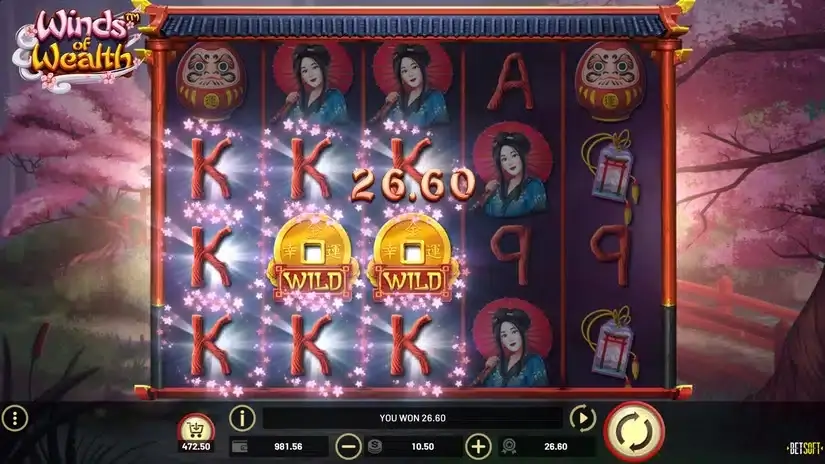 Winds of Wealth slot screenshot 2