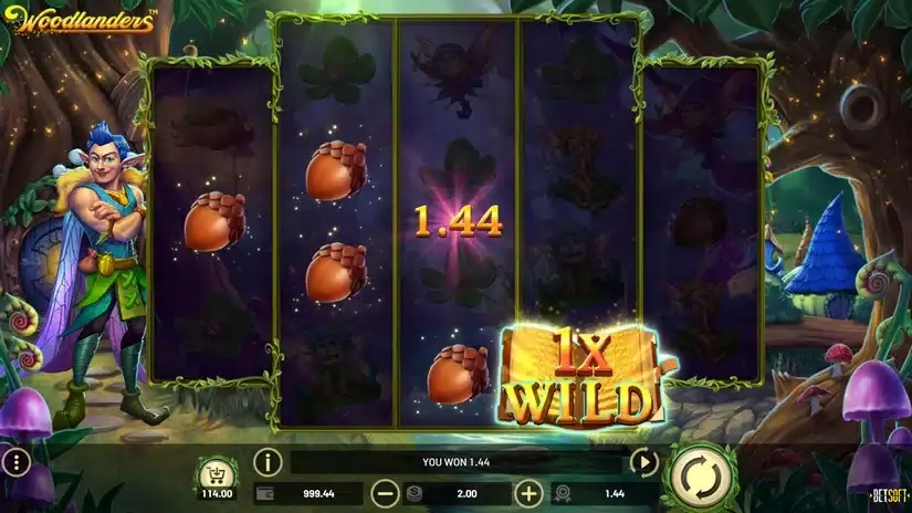 Woodlanders slot screenshot 2