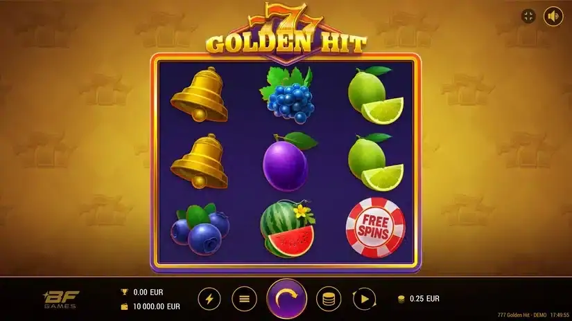 777 Golden Hit slot screenshot 