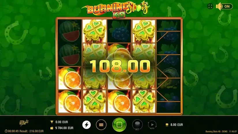 Burning Slots 40 slot screenshot 3