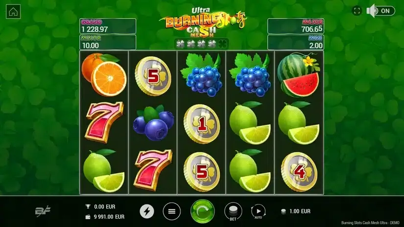 Burning Slots Cash Mesh Ultra slot screenshot 2