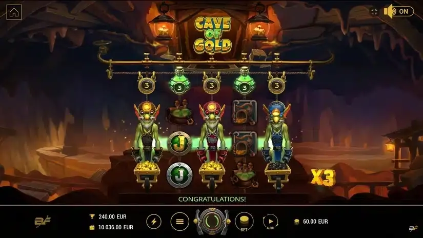 Cave of Gold slot screenshot 4