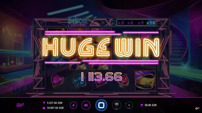 Disco Lights slot screenshot 5
