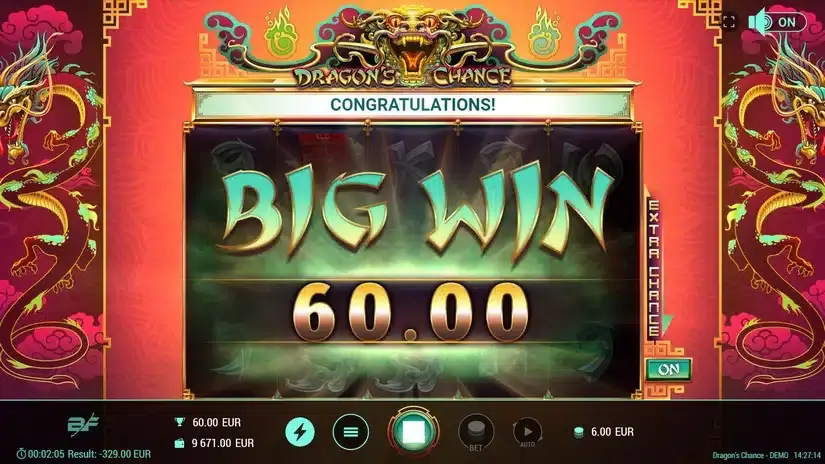 Dragon’s Chance slot screenshot 