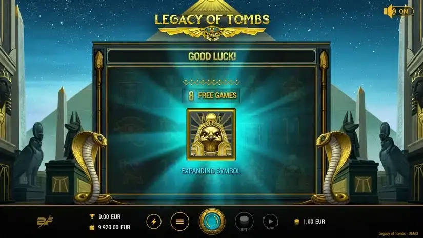 Legacy Of Tombs slot screenshot 2