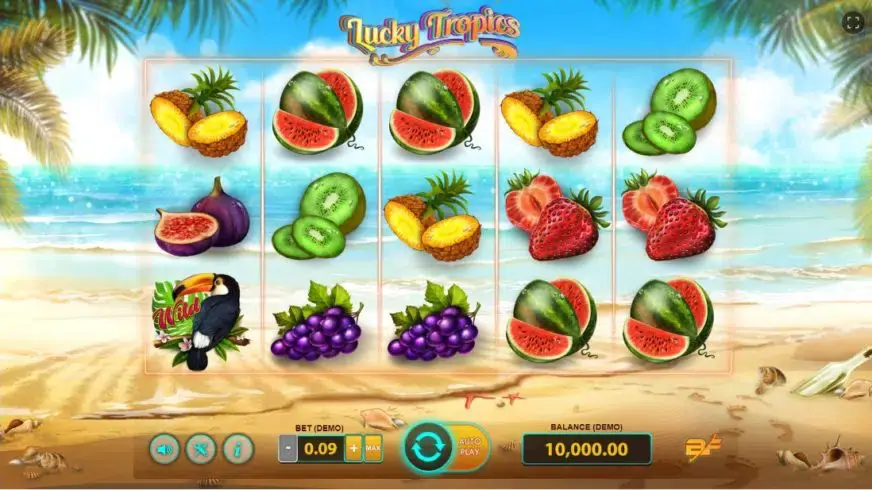 Lucky Tropics slot screenshot 1