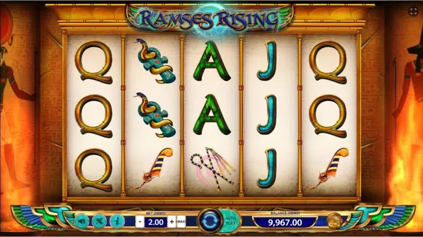 Ramses Rising slot screenshot