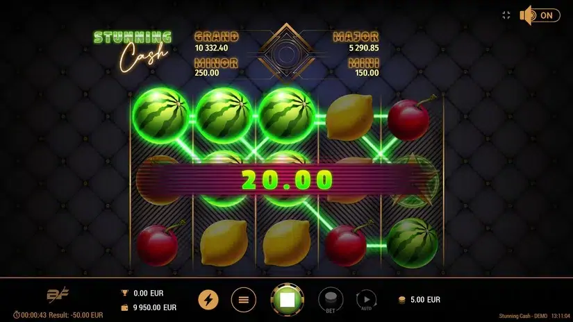 Stunning Cash slot screenshot 2