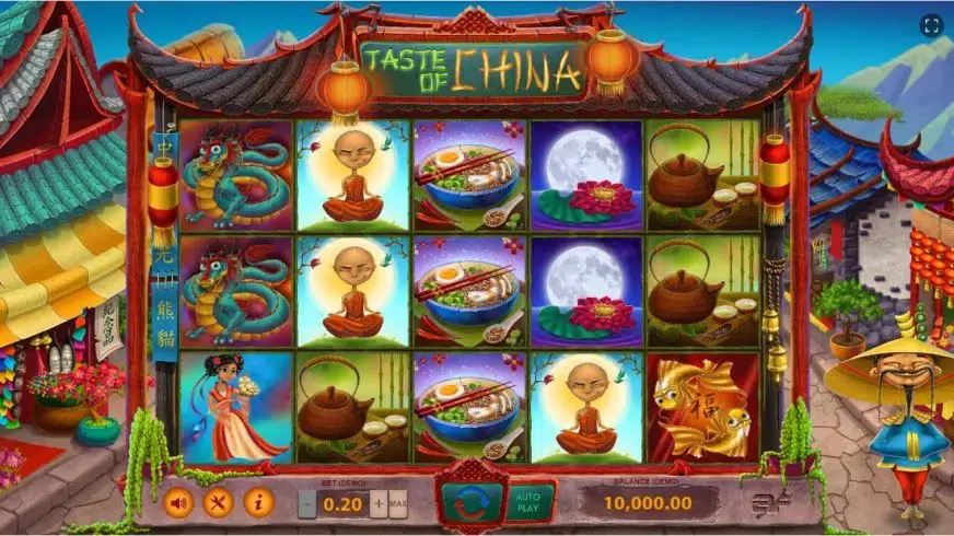 Taste of China slot screenshot 1