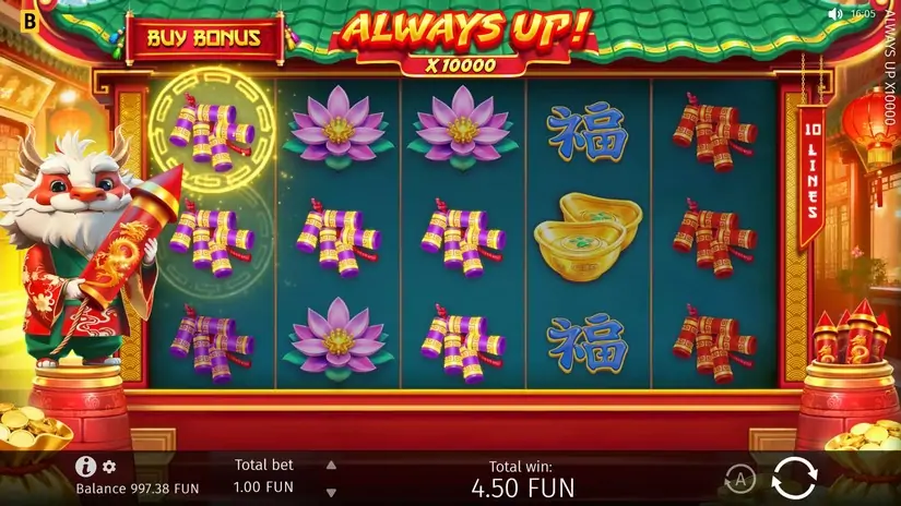 Always Up! x10000 slot screenshot 2