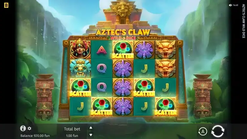 Aztec’s Claw Wild Dice slot screenshot 2