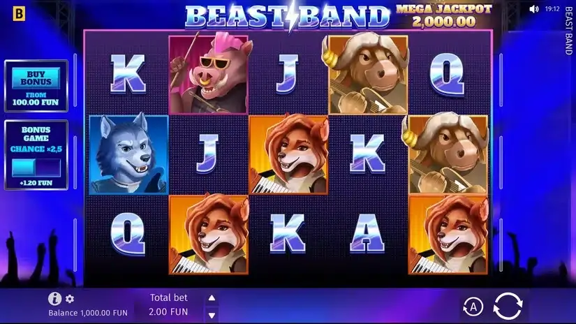 Beast Band slot screenshot 