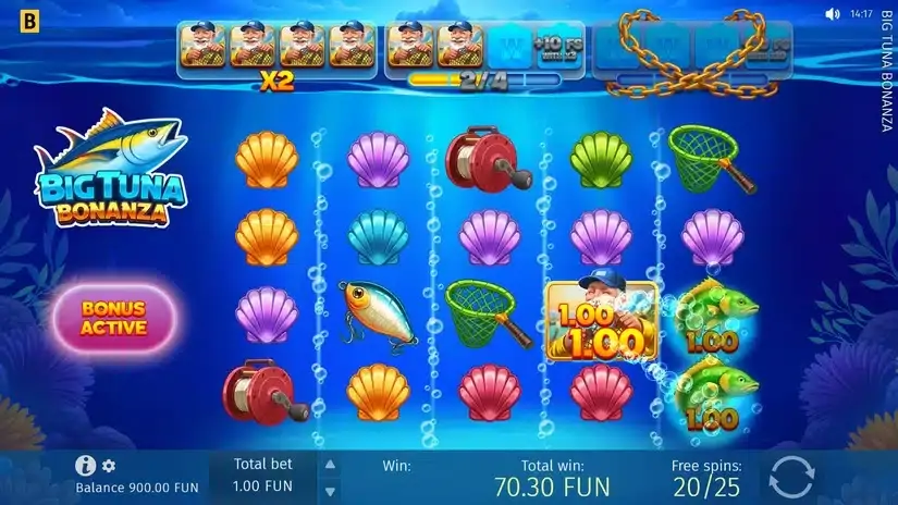 Big Tuna Bonanza slot screenshot 