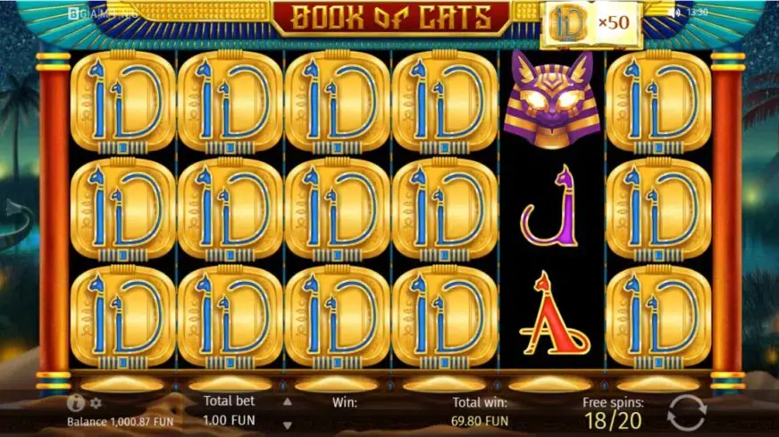 Book Of Cats slot screenshot 5