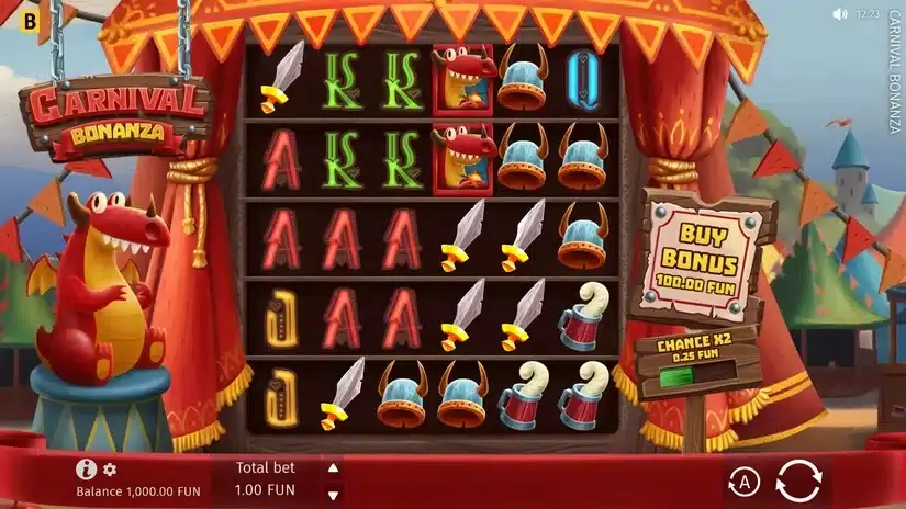 Carnival Bonanza slot screenshot 