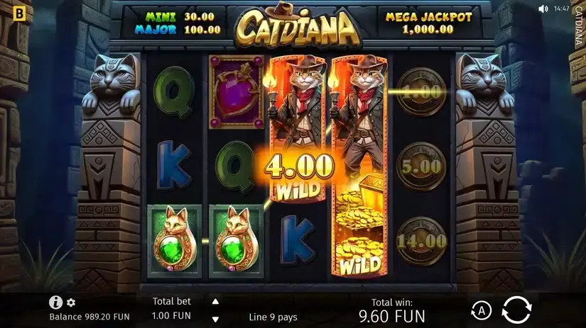 Catdiana slot screenshot 2