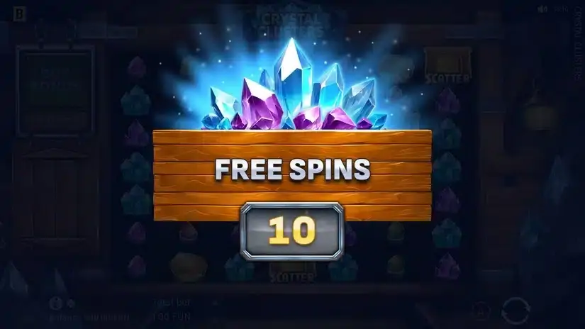 Crystal Clusters slot screenshot 2