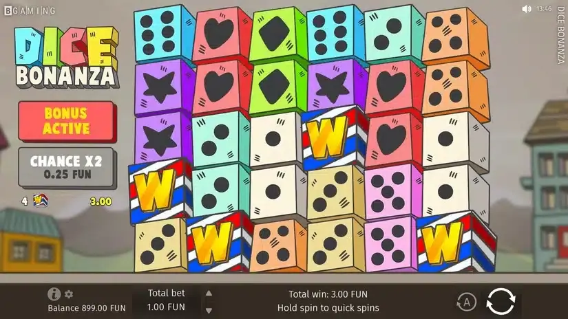 Dice Bonanza slot screenshot 2
