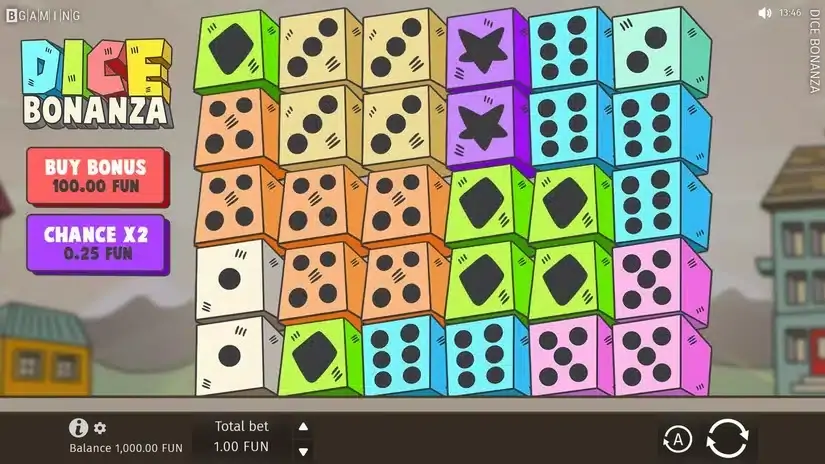 Dice Bonanza slot screenshot 