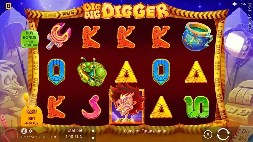 Dig Dig Digger slot screenshot 