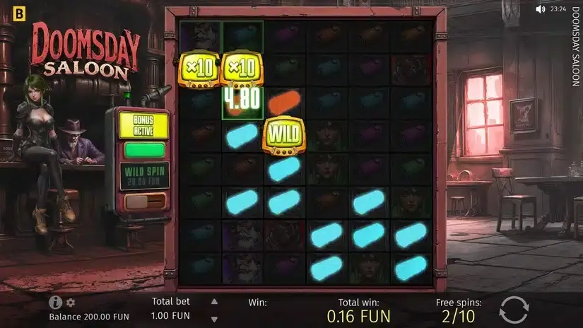 Doomsday Saloon slot screenshot 4