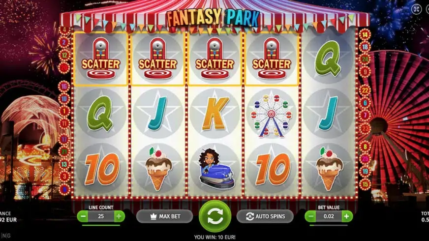 Fantasy Park slot screenshot 1