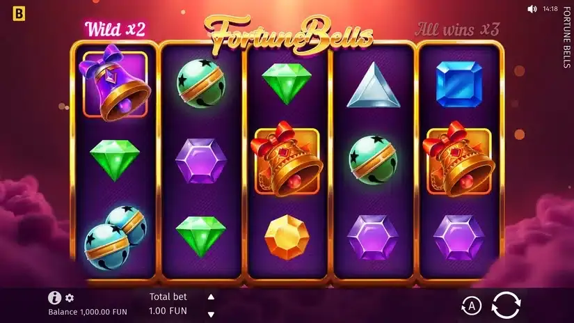 Fortune Bells slot screenshot 