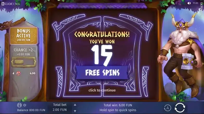 Gemhalla slot screenshot 3