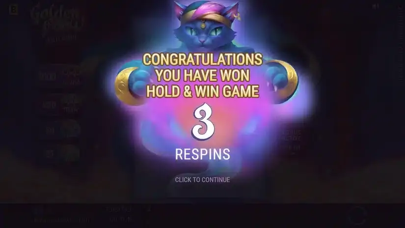 Golden Paw Hold & Win slot screenshot 3