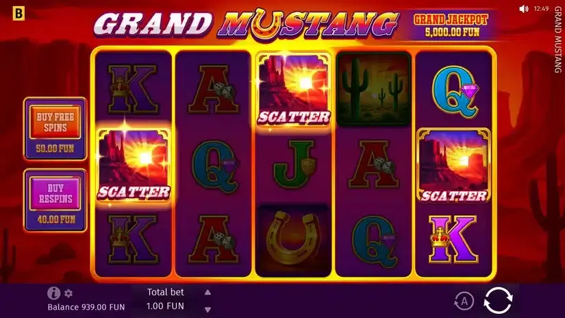 Grand Mustang slot screenshot 4