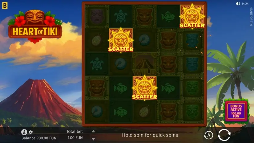 Heart of Tiki slot screenshot 2