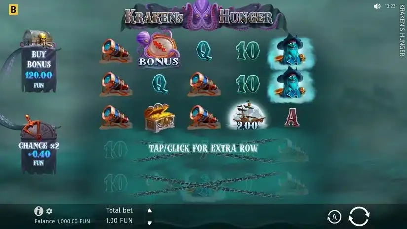 Kraken’s Hunger slot screenshot 