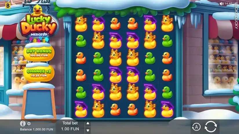 Lucky Ducky X-mas slot screenshot 
